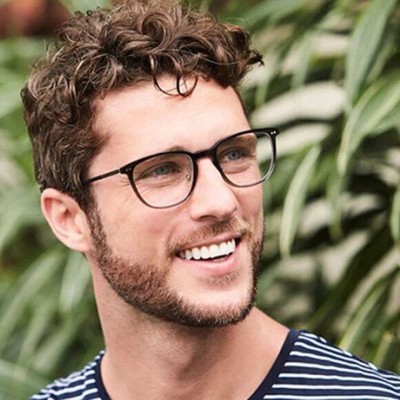 Hugo Boss BOSS 1480/F 0KB7 00 Square Eyeglasses 55mm – Transparent Grey - Picture 3 of 11